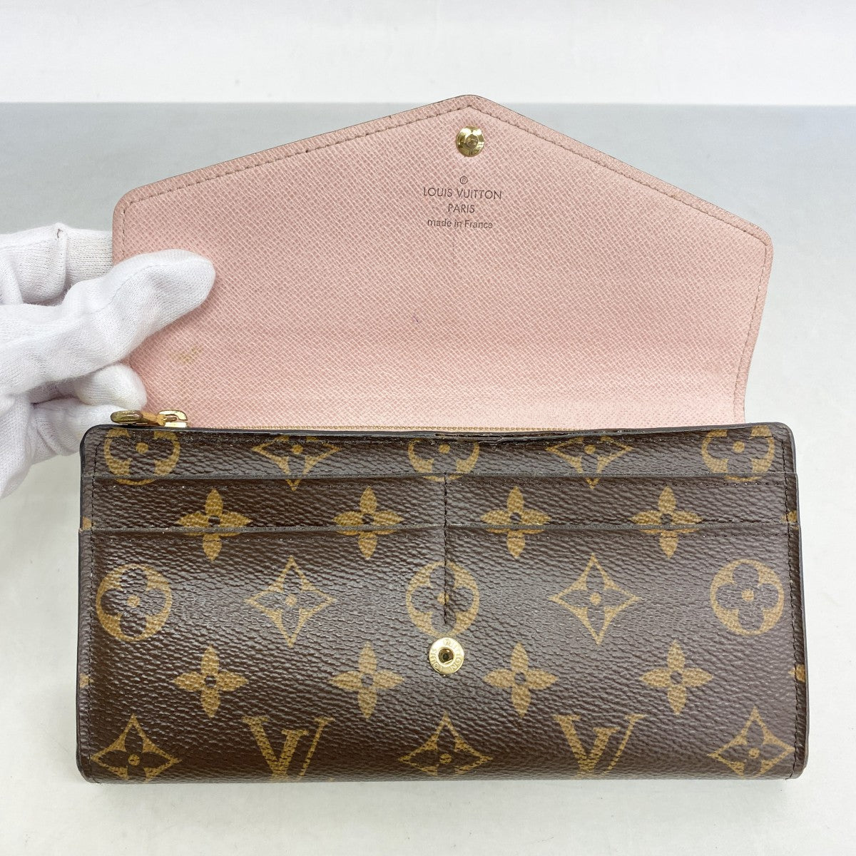 5mb2376-h】ルイヴィトン 長財布 モノグラム ポルトフォイユサラ