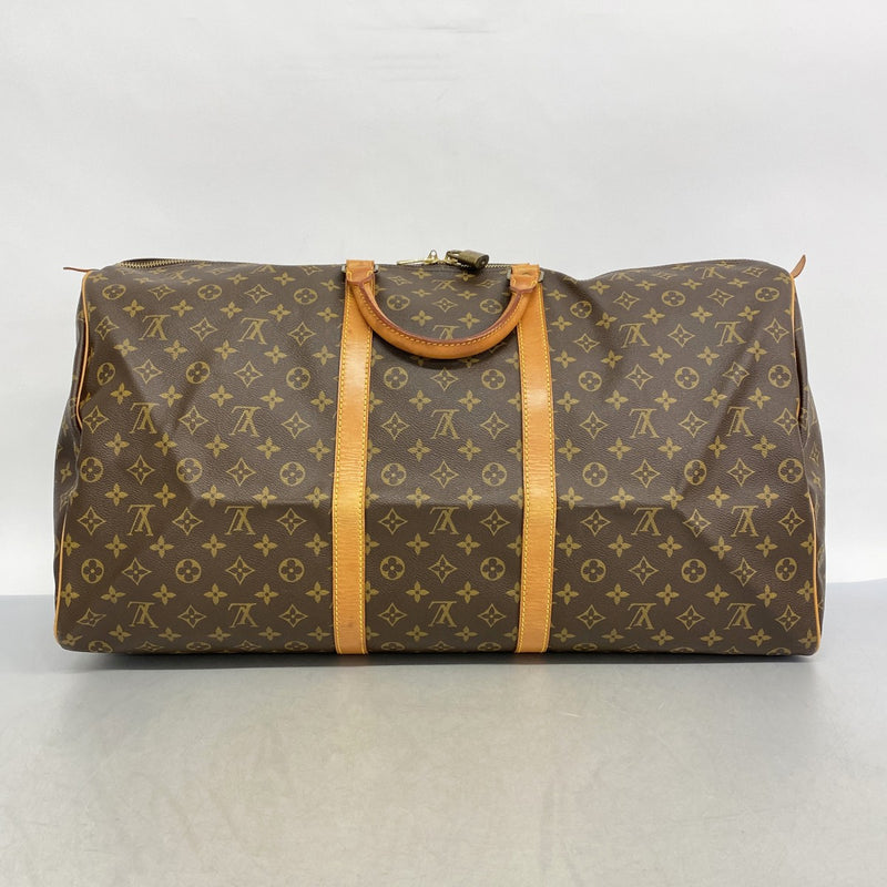 【ネームタグ】ルイヴィトン　キーポル60　モノグラム　ボストンバッグ　ブラウン LOUIS VUITTON ルイヴィトン キーポル・バンドリエール60 モノグラム