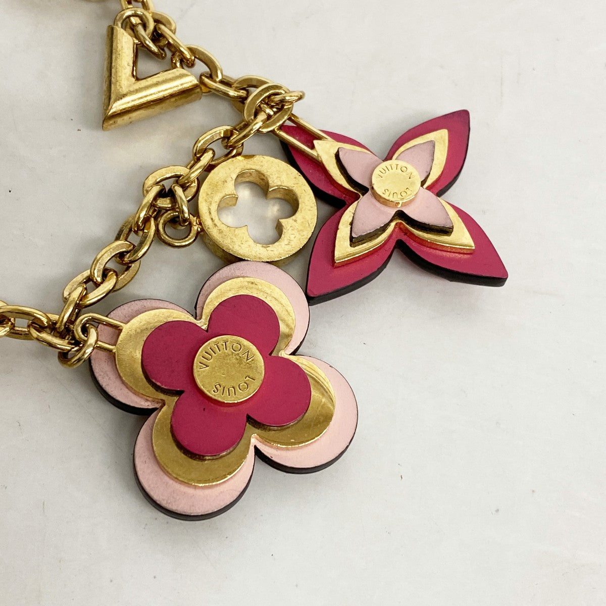 5mb2396-h】ルイヴィトン キーホルダー ビジューサックシェンヌ