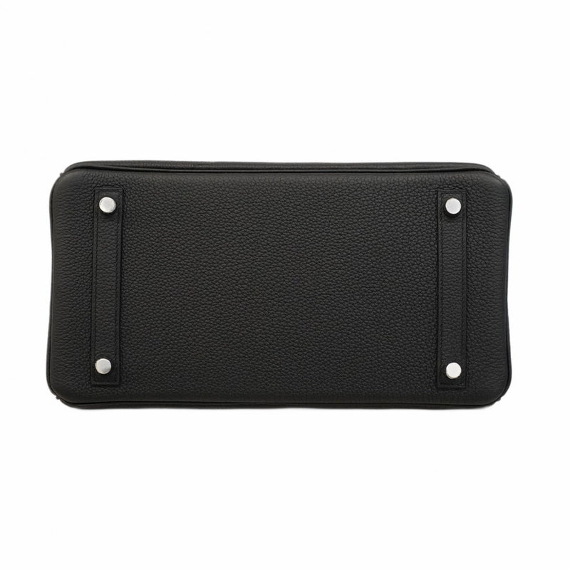 ★在庫処分★最終価格★SALE【5mc1012-1-h-g】エルメス ハンドバッグ バーキン30 トゴ ブラック シルバー金具 K刻印【中古】レディース