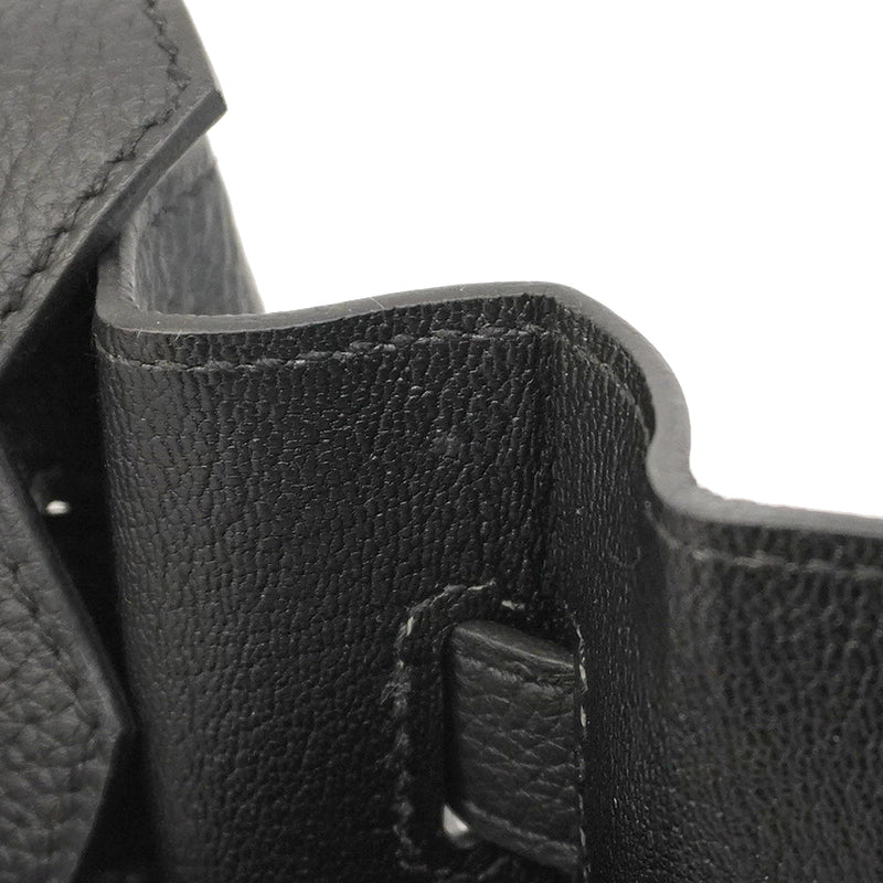★在庫処分★最終価格★SALE【5mc1012-1-h-g】エルメス ハンドバッグ バーキン30 トゴ ブラック シルバー金具 K刻印【中古】レディース