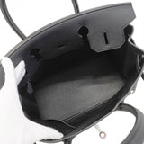 ★在庫処分★最終価格★SALE【5mc1012-1-h-g】エルメス ハンドバッグ バーキン30 トゴ ブラック シルバー金具 K刻印【中古】レディース