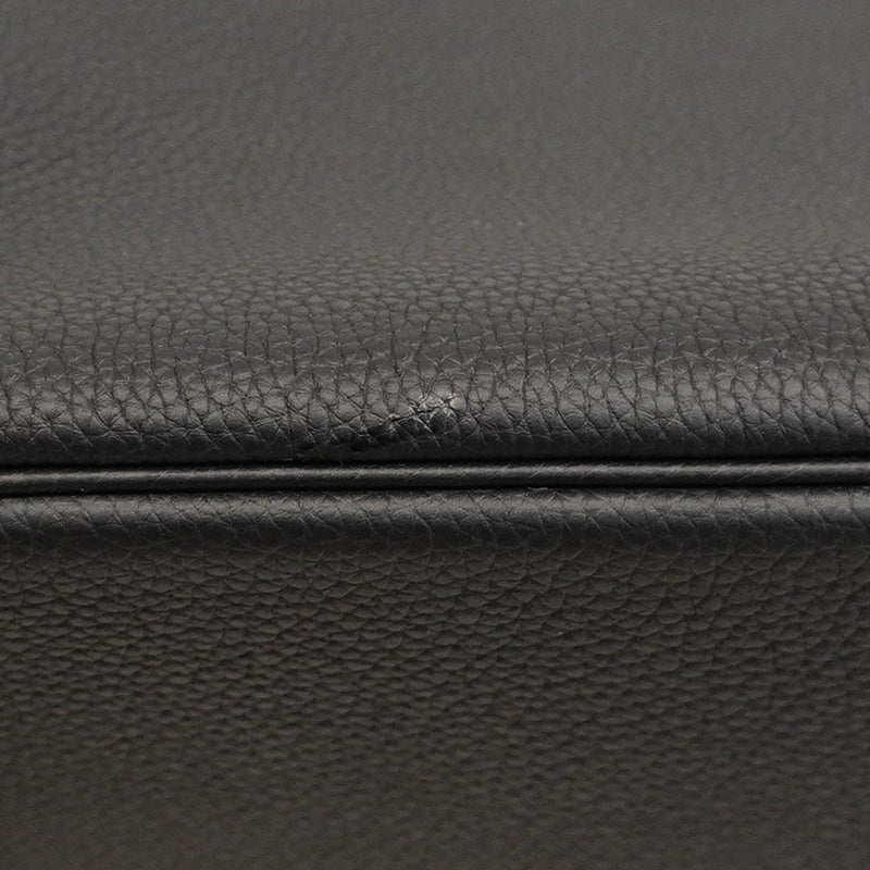 ★在庫処分★最終価格★SALE【5mc1012-1-h-g】エルメス ハンドバッグ バーキン30 トゴ ブラック シルバー金具 K刻印【中古】レディース