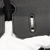 ★在庫処分★最終価格★SALE【5mc1012-1-h-g】エルメス ハンドバッグ バーキン30 トゴ ブラック シルバー金具 K刻印【中古】レディース
