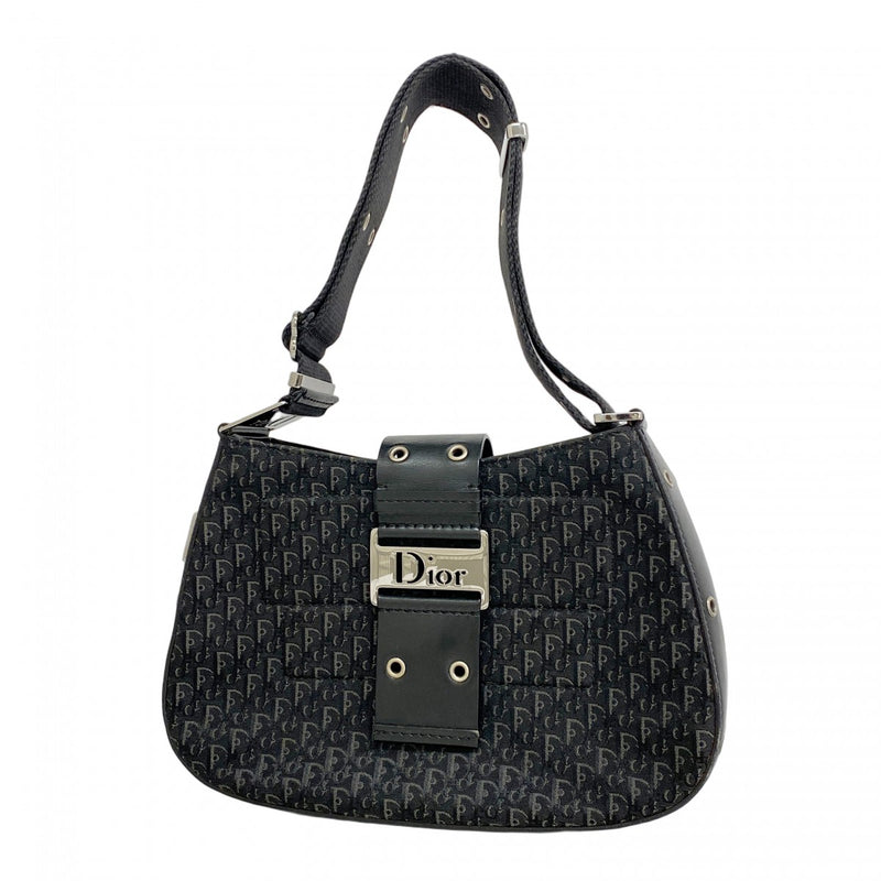 【良品】クリスチャンディオール ストリートシック ハンドバッグ トロッター 紺 Dior - 極 美品 Christian Dior ディオール ストリートシック