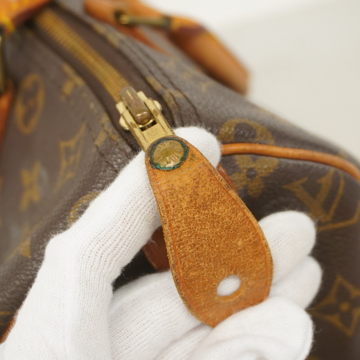 【5mc2428-h】ルイヴィトン ハンドバッグ モノグラム スピーディ30 M41108 ブラウン【中古】レディース