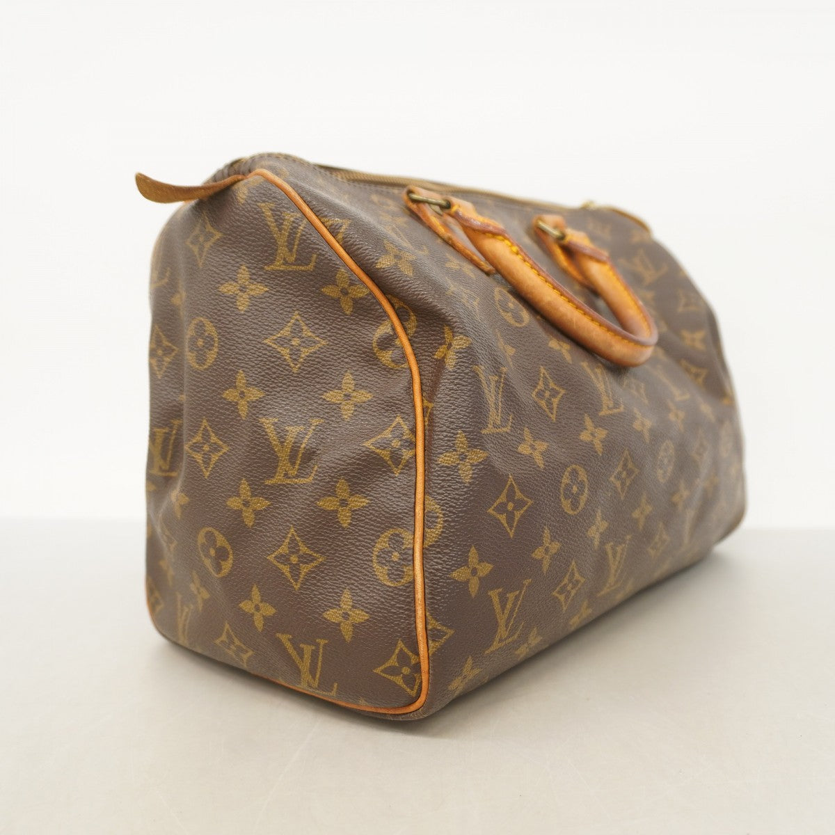 【5mc2428-h】ルイヴィトン ハンドバッグ モノグラム スピーディ30 M41108 ブラウン【中古】レディース