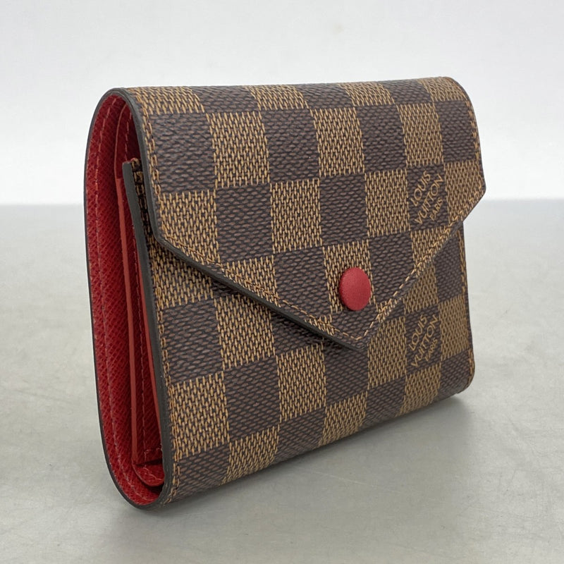 極美品✨️ルイヴィトン　ダミエ　エベヌ　インターナショナル　三つ折り財布 5mc2475】ルイヴィトン 三つ折り財布 ダミエ ポルトフォイユ