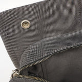 【5mc2590】エルメス トートバッグ エールラインMM キャンバス グレー シルバー金具【中古】メンズ レディース ユニセックス
