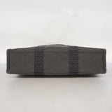 【5mc2590】エルメス トートバッグ エールラインMM キャンバス グレー シルバー金具【中古】メンズ レディース ユニセックス