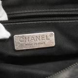 【5mc2591】シャネル ハンドバッグ マトラッセ キャビアスキン ブラック シルバー金具【中古】レディース