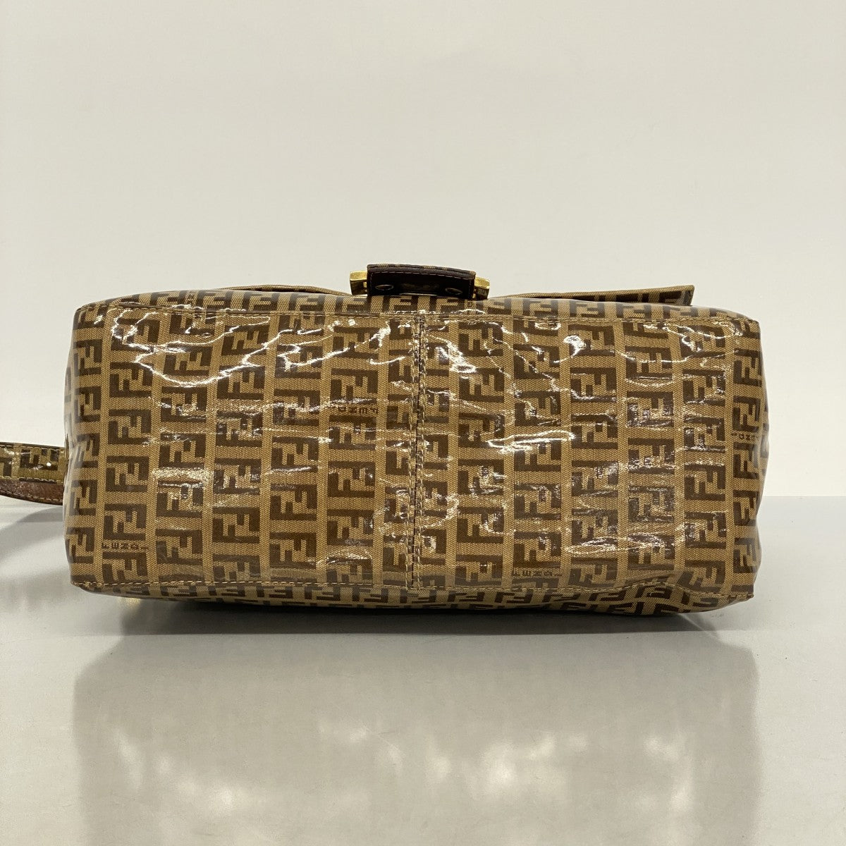 5mc2624】フェンディ ハンドバッグ ズッカ PVC ブラウン