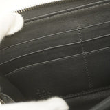 【5mc2688】グッチ 長財布 グッチシマ 544473 レザー ブラック シルバー金具【中古】レディース