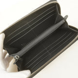 【5mc2688】グッチ 長財布 グッチシマ 544473 レザー ブラック シルバー金具【中古】レディース