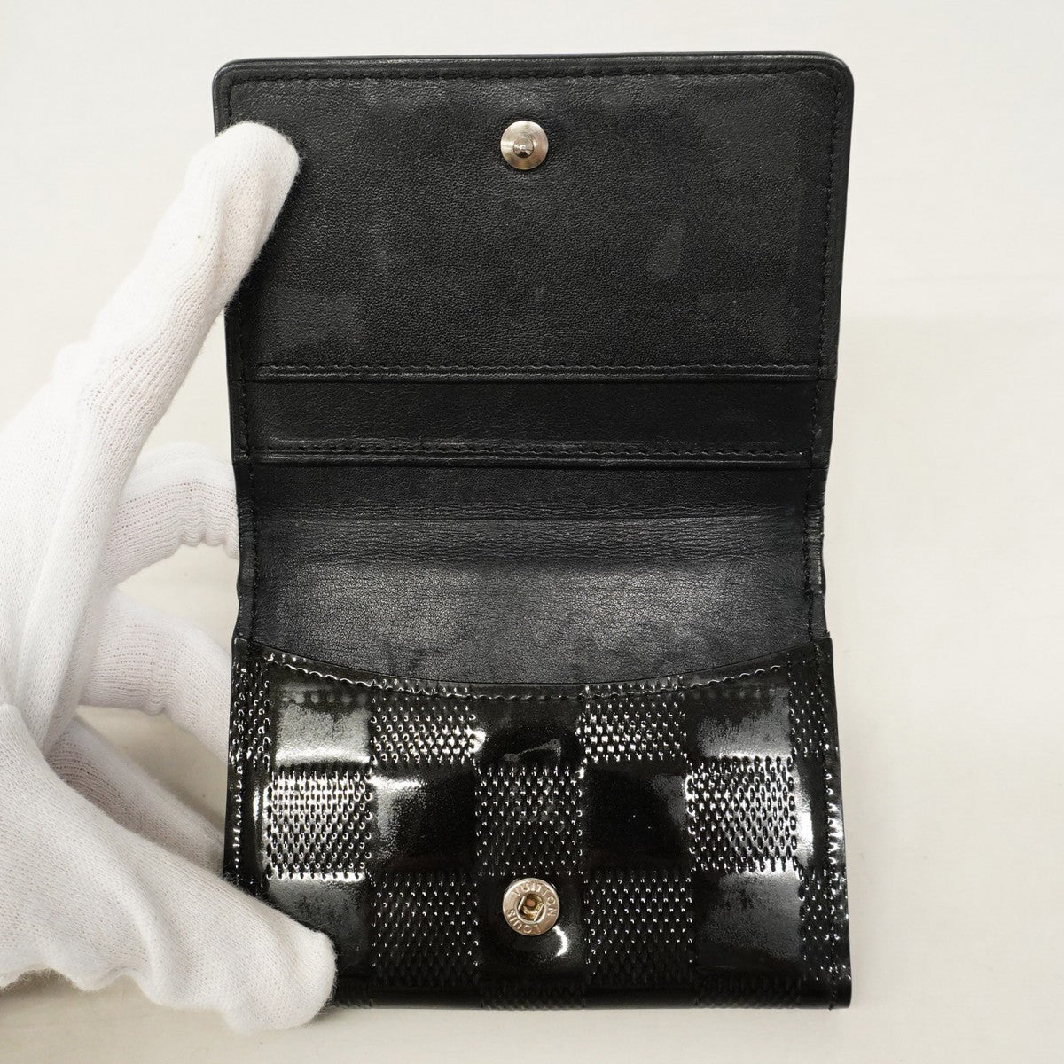 ルイヴィトン　ダミエヴェルニ　ラドロー　ケース LOUIS VUITTON ルイヴィトン ダミエ ヴェルニ ラドロー コイン