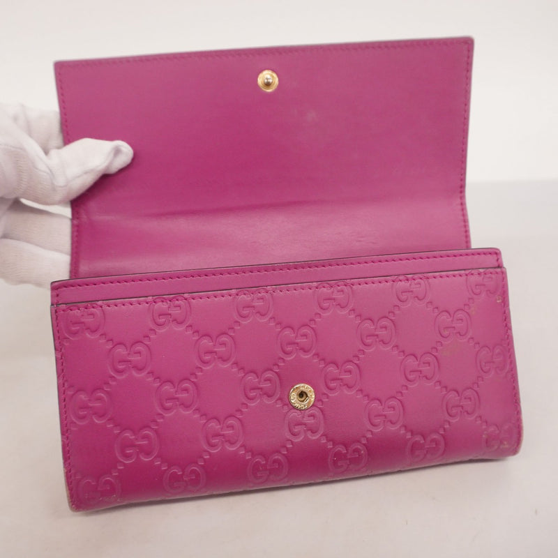 マンシング☆総柄☆Ｌ☆新品未使用 5mc3131】グッチ 長財布 グッチシマ 388679 レザー パープル