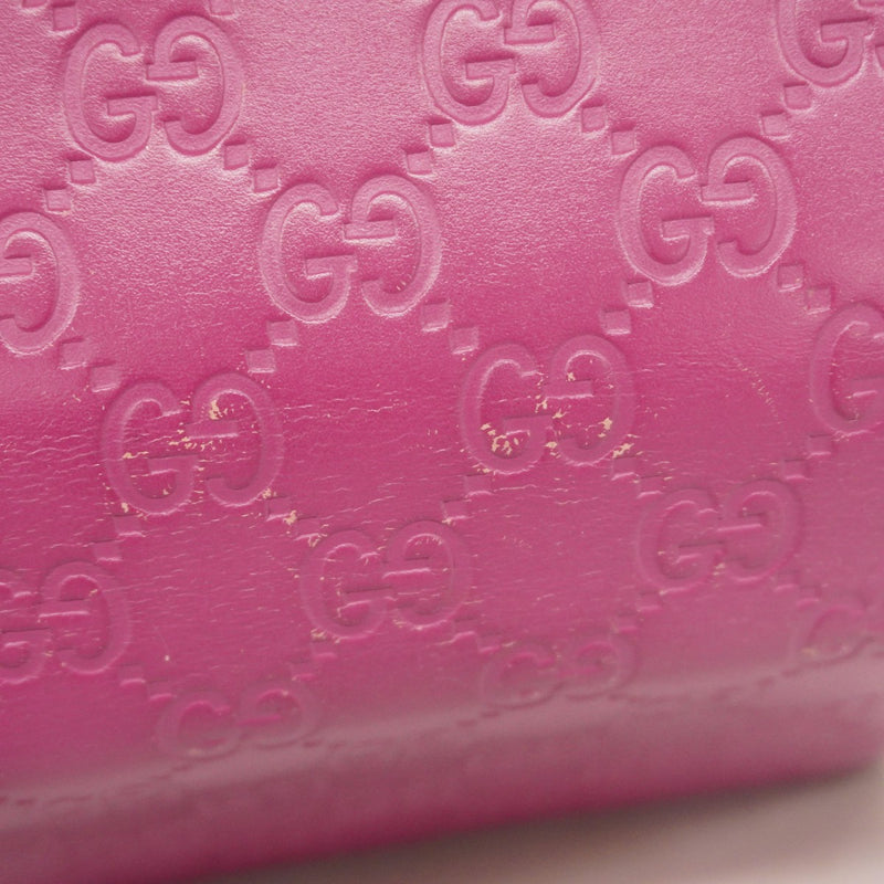 ママンゴさま専用ページ 5mc3131】グッチ 長財布 グッチシマ 388679 レザー パープル