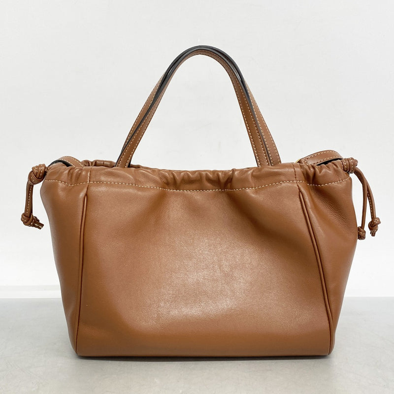 美品　セリーヌ　ドライビングシューズ　レザー　ブラウン　トリオンフ　35 超希少 5mc3294-h】セリーヌ ハンドバッグ トリオンフ ドローストリング