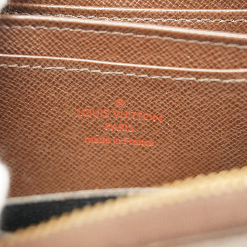 【SALE】ルイヴィトン　ジッピーパース　ダミエエベヌ　ケース　茶色 5mc3402】ルイヴィトン コインケース ダミエ ジッピーコイン