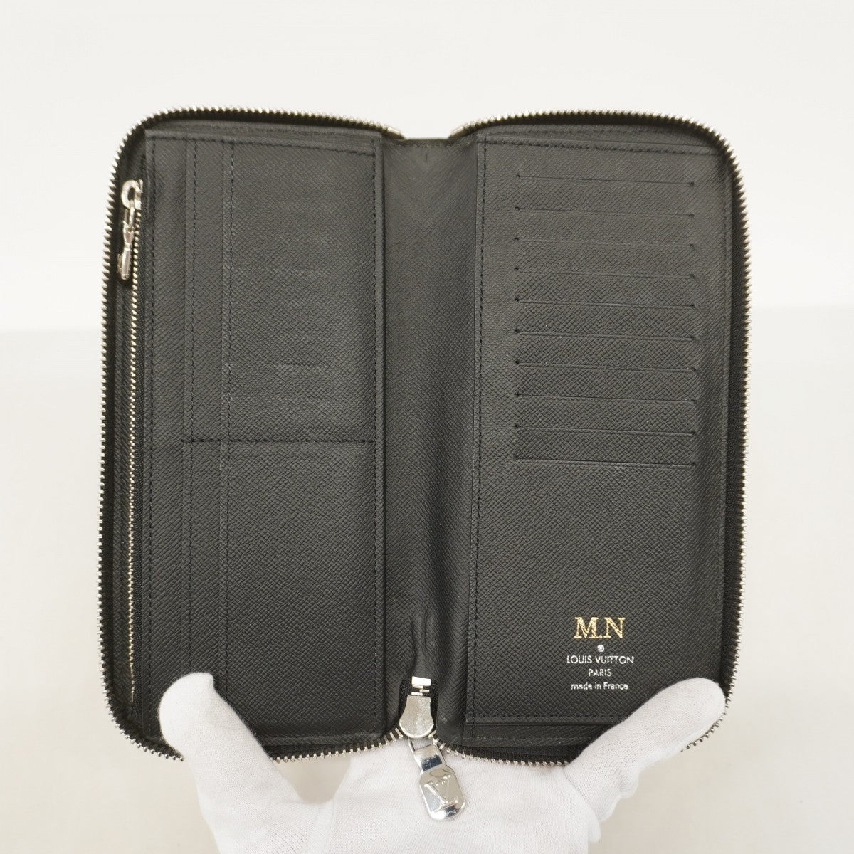 5mc3556】ルイヴィトン 長財布 ダミエ・グラフィット ジッピー