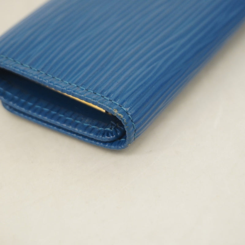 美品　ルイヴィトン　エピ　ミュルティクレ6　キーケース トレドブルー LOUIS VUITTON◇ミュルティクレ6_エピ_BLU_トレドブルー/レザー