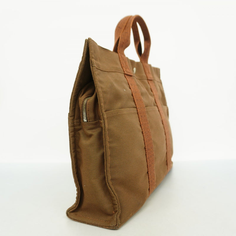 HERMESエルメス　エールラインMM ブラウン エルメス HERMES エールラインポシェット ブラウン ナイロン