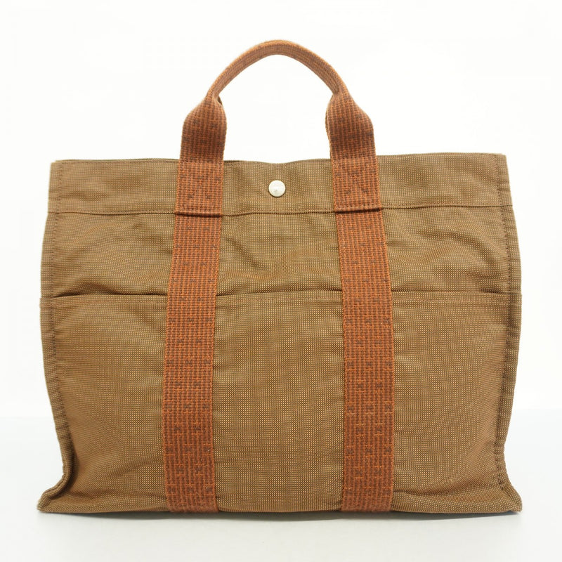 5mc3719】エルメス トートバッグ エールラインMM キャンバス