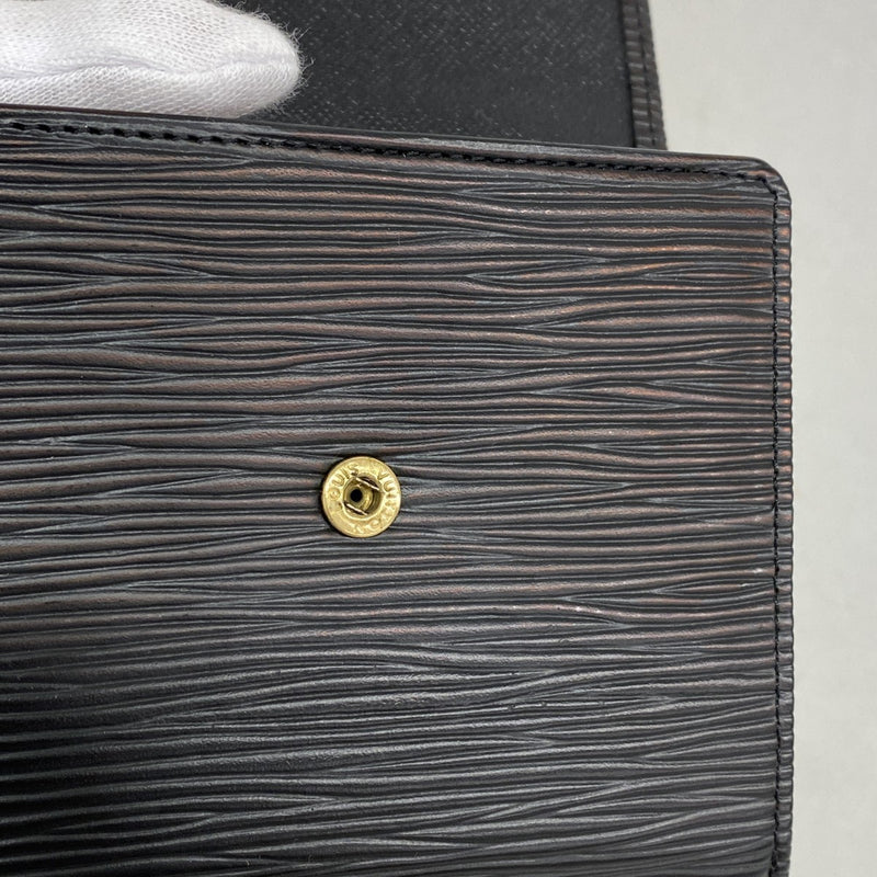 5mc3721】ルイヴィトン 三つ折り財布 エピ ポルトモネビエカルト