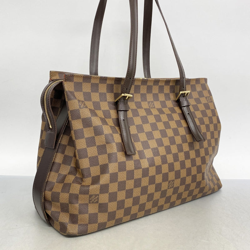 【極美品】LV ルイヴィトン チェルシー ダミエ エベヌ ショルダーバッグ ルイヴィトン チェルシー ダミエ ショルダーバッグ | ラクトク