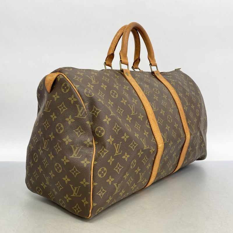 LOUIS VUITTON ボストンバッグ モノグラム キーポル50 ブラウン ルイヴィトン LOUIS VUITTON キーポル50 モノグラム ボストン