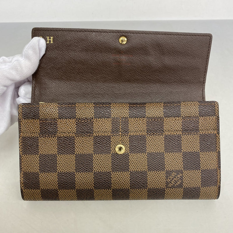 5mc3827】ルイヴィトン 長財布 ダミエ ポルトフォイユサラ