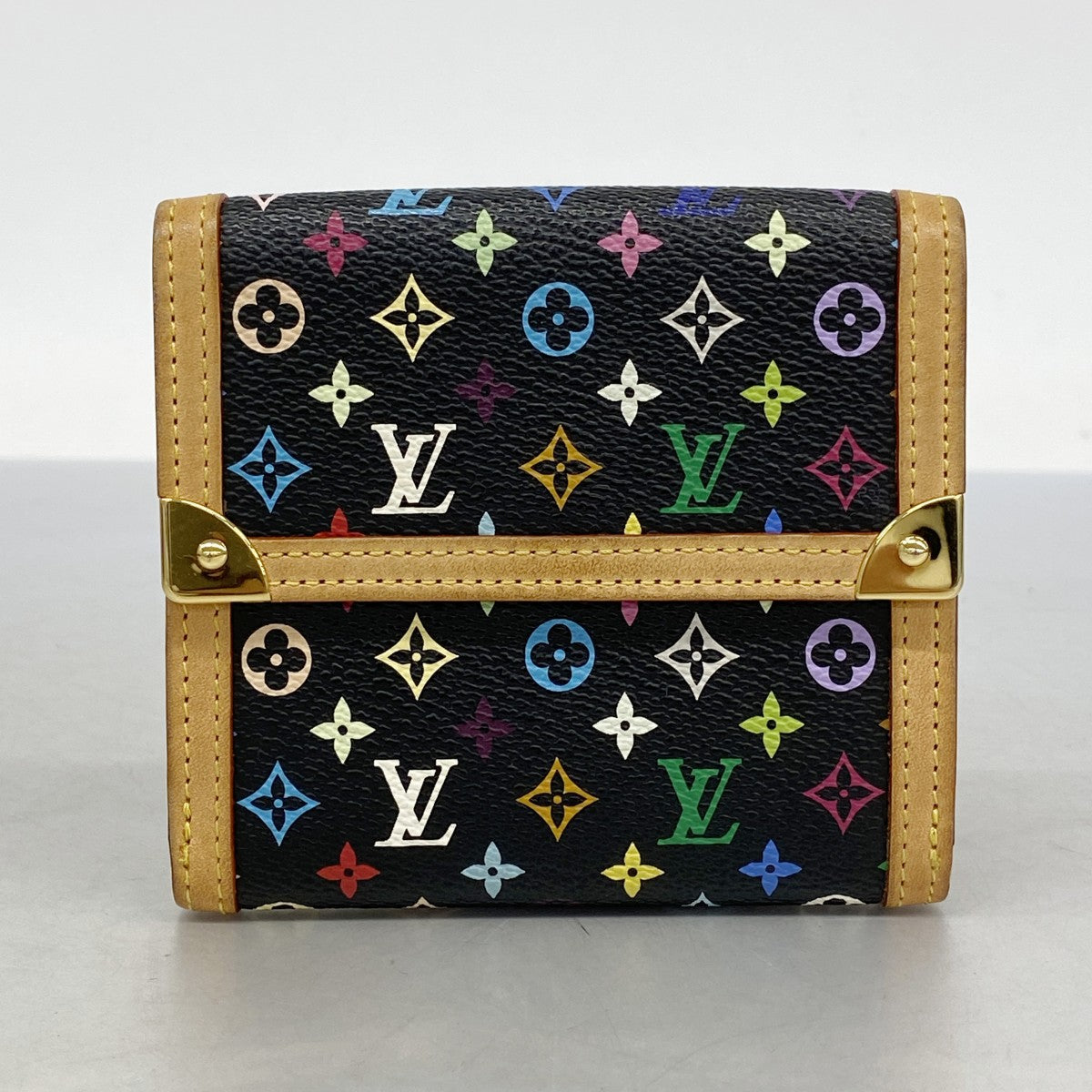 5md4080】ルイヴィトン 三つ折り財布 モノグラム・マルチカラー