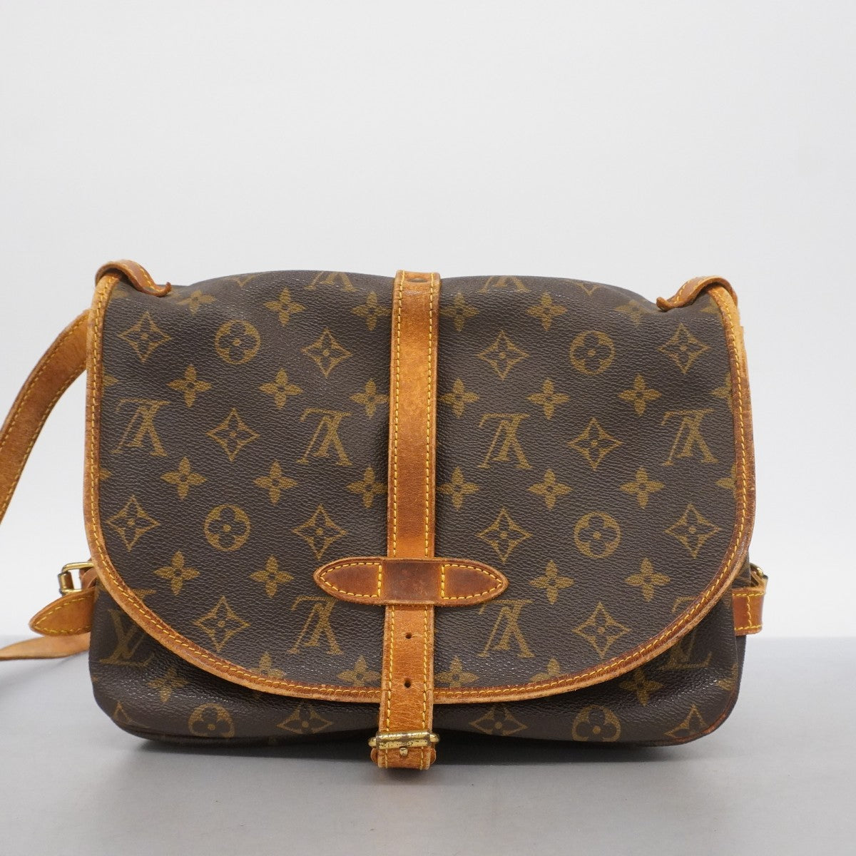 5md4149】ルイヴィトン ショルダーバッグ モノグラム ソミュール