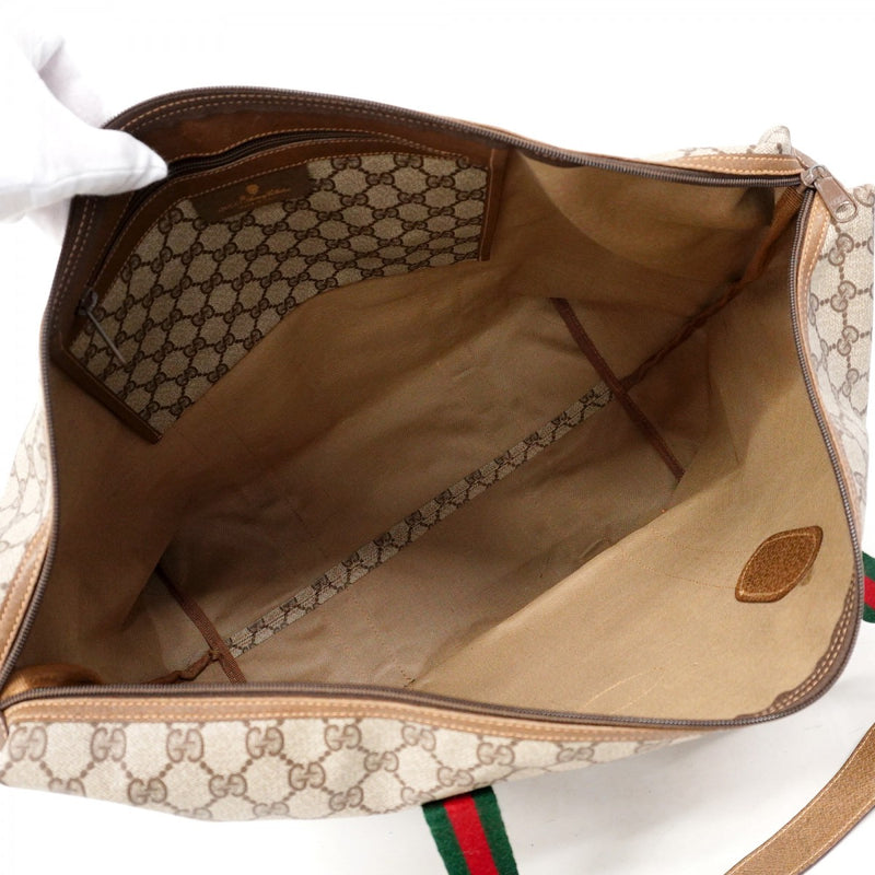 5md4165】グッチ ボストンバッグ GGスプリーム/シェリーライン