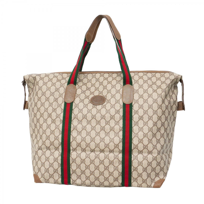 5md4165】グッチ ボストンバッグ GGスプリーム/シェリーライン