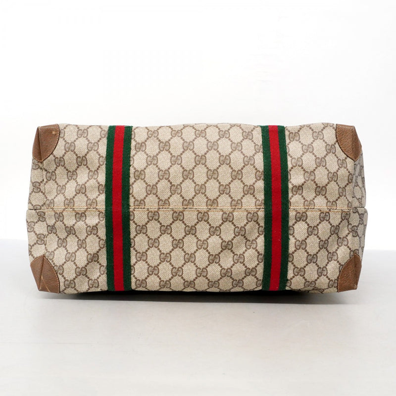 ☆★とも9253★☆ 様　売約済み品　✅【美品】 メンテ済み グッチ　GUCCI 5md4165】グッチ ボストンバッグ GGスプリーム/シェリーライン