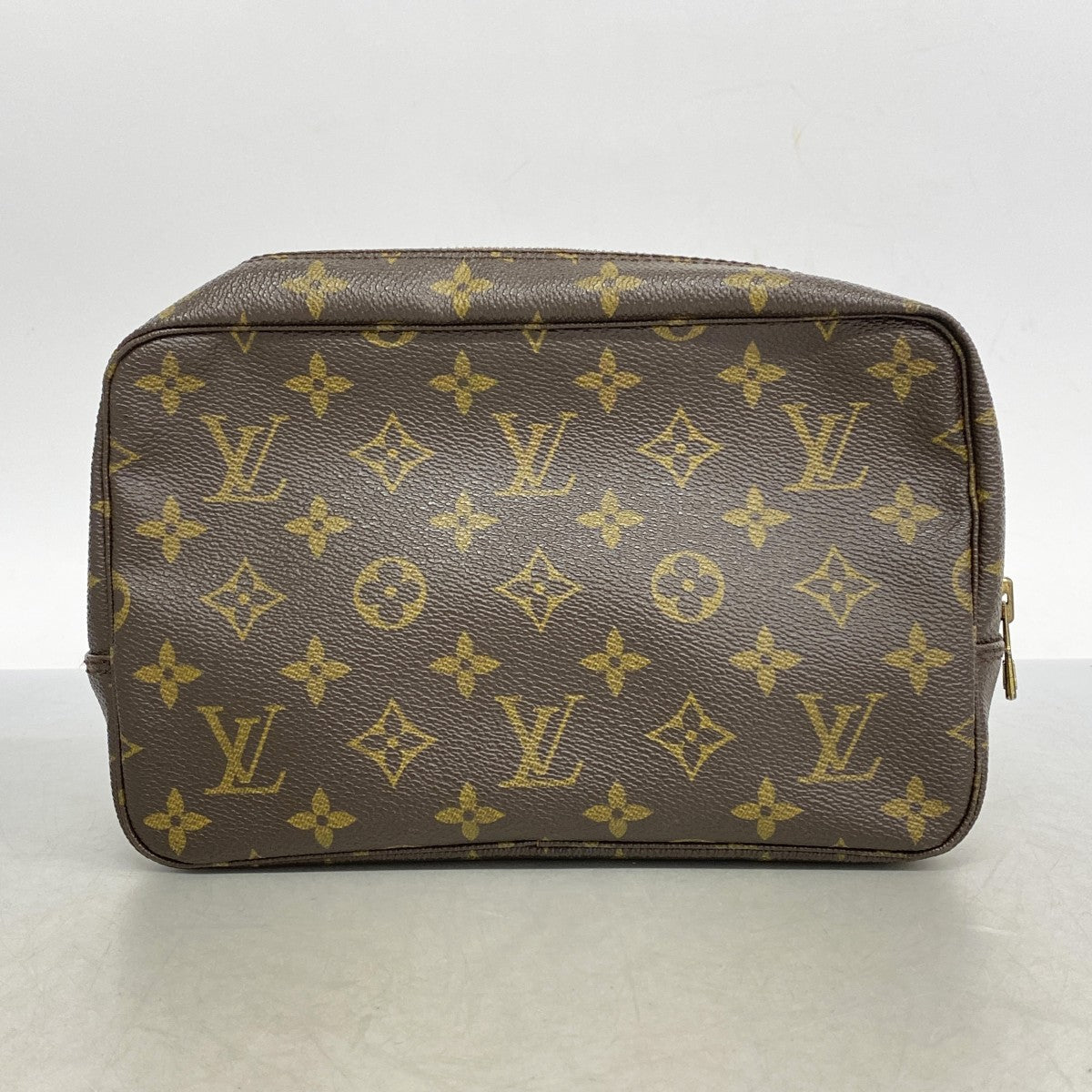 【美品】ルイヴィトン トゥルーストワレット23 モノグラム M47524 ポーチ ルイヴィトントゥルーストワレット 23 14145 ブラウン