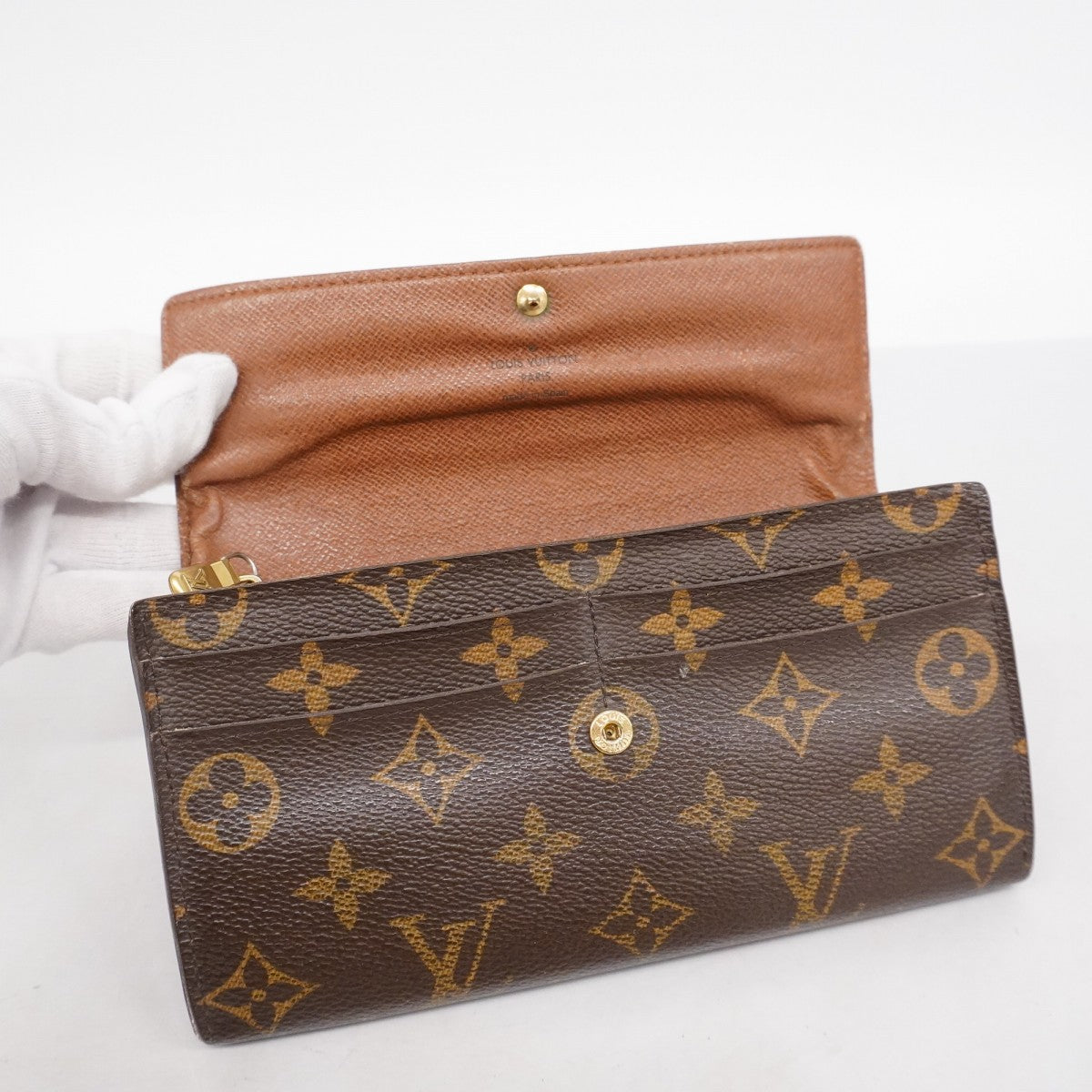 り*☆様 【極美品】Louis Vuitton 長財布 ブラウン/ブラック 5md4667】ルイヴィトン 長財布 モノグラム ポルトフォイユサラ