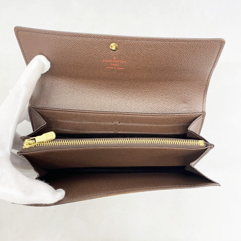 ルイヴィトン ダミエ エベヌ ポルトフォイユ サラ 長財布 B4 5md4683】ルイヴィトン 長財布 ダミエ ポルトフォイユサラ