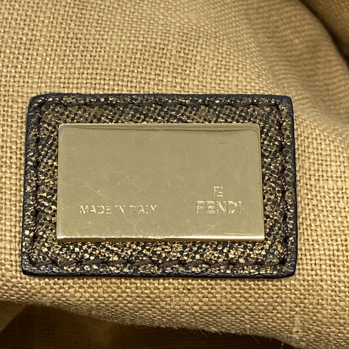 FENDI ズッカ　トートバッグ　ハンドバッグ　レザー　ナイロンキャンバス　茶色 楽天市場】FENDI フェンディ ズッカ柄 エトニコ ブラウン