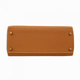 ★SALE【5md4918-g-h】エルメス ハンドバッグ ケリー28 トゴ ゴールド ゴールド金具 K刻印 2wayバッグ【中古】レディース