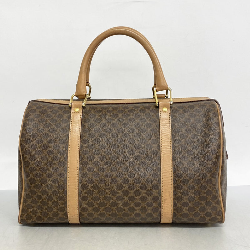 CELINE セリーヌ マカダム 細ベルト ゴールド ブラウン イタリア製 CELINE セリーヌ マカダム 細ベルト ゴールド ブラウン