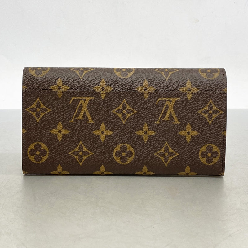 極美品◆ルイヴィトン ポルトフォイユ サラ モノグラム ブラウン LOUIS VUITTON ルイ・ヴィトン モノグラム 長財布