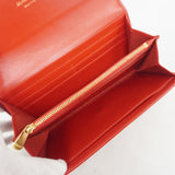 【5me5543】サルヴァトーレフェラガモ 長財布 ガンチーニ レザー レッド ゴールド金具【中古】レディース