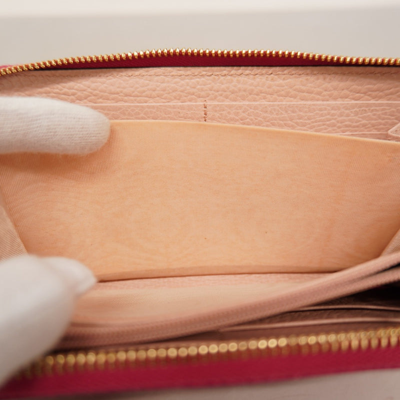 5me5549】グッチ 長財布 GGマーモント 456117 レザー ピンク