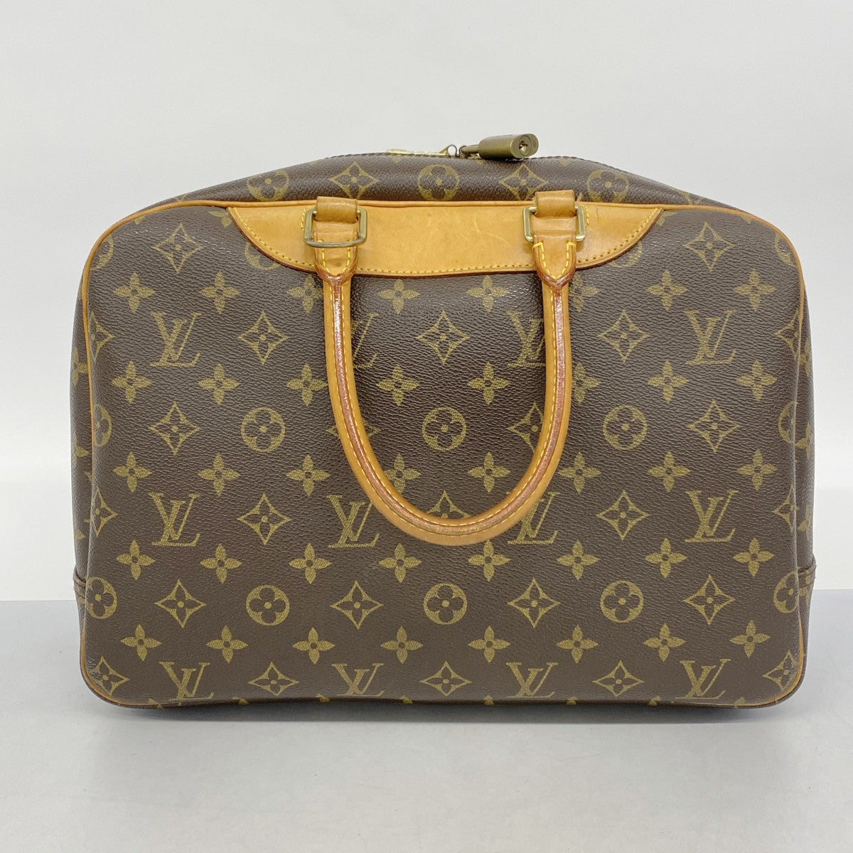 【5me5674】ルイヴィトン ハンドバッグ モノグラム ドーヴィル M47270 ブラウン【中古】レディース