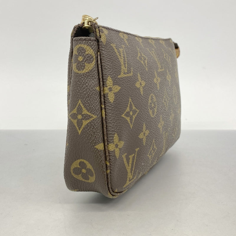 【5me5675】ルイヴィトン ポーチ モノグラム ポシェットアクセソワール M51980 ブラウン【中古】レディース