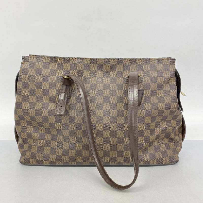 【5me5676】ルイヴィトン ショルダーバッグ ダミエ チェルシー N51119 エベヌ【中古】レディース