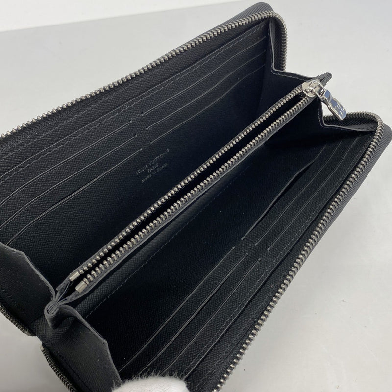 【5me5677】ルイヴィトン 長財布 モノグラム・エクリプス ジッピーウォレットホリゾンタル M11611 ブラック【中古】メンズ