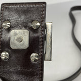 【5me5680】フェンディ ショルダーバッグ ズッカ ナイロンキャンバス ブラウン シルバー金具【中古】レディース